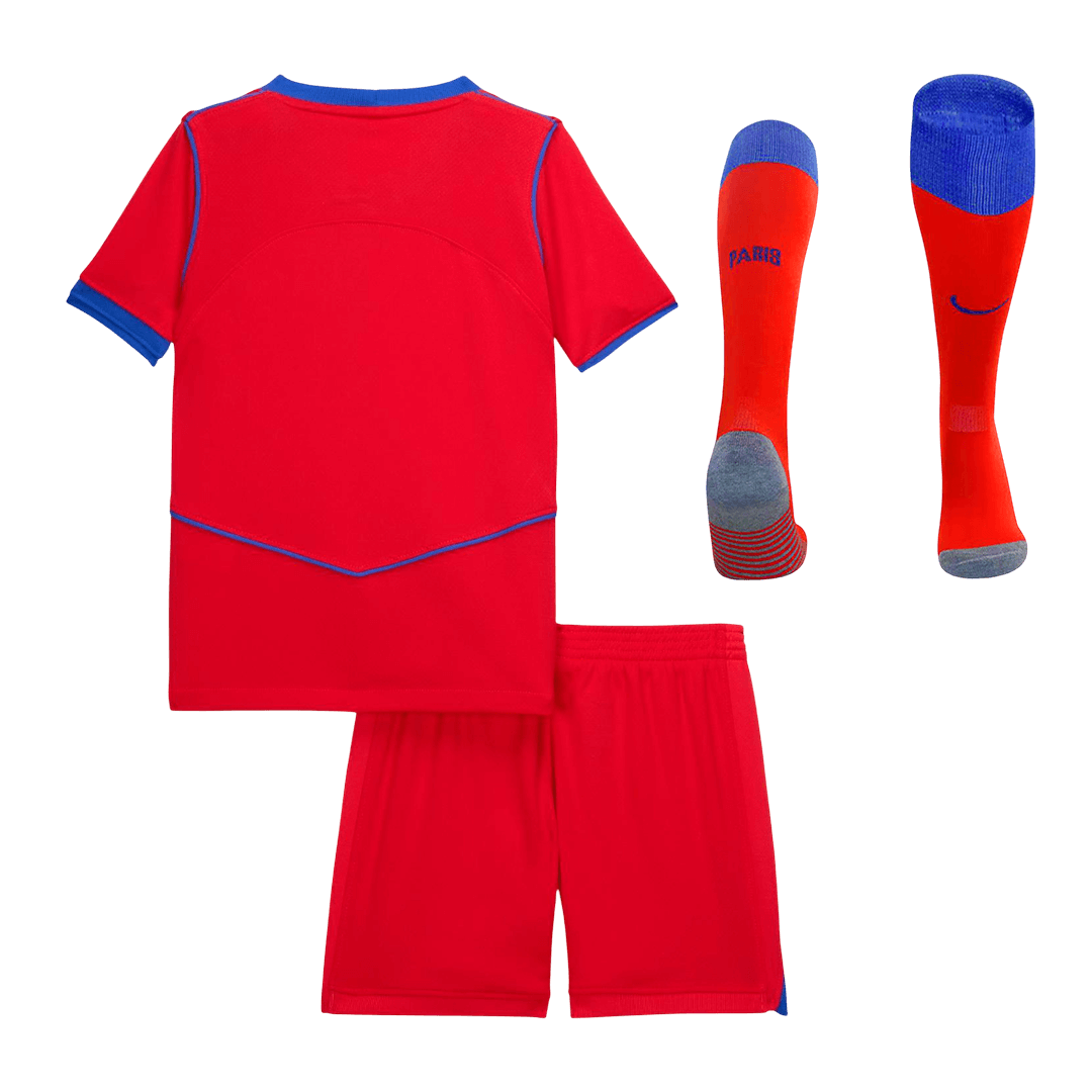 Troisième tenue extérieure du PSG pour enfants (maillot + short + chaussettes) 2025/26