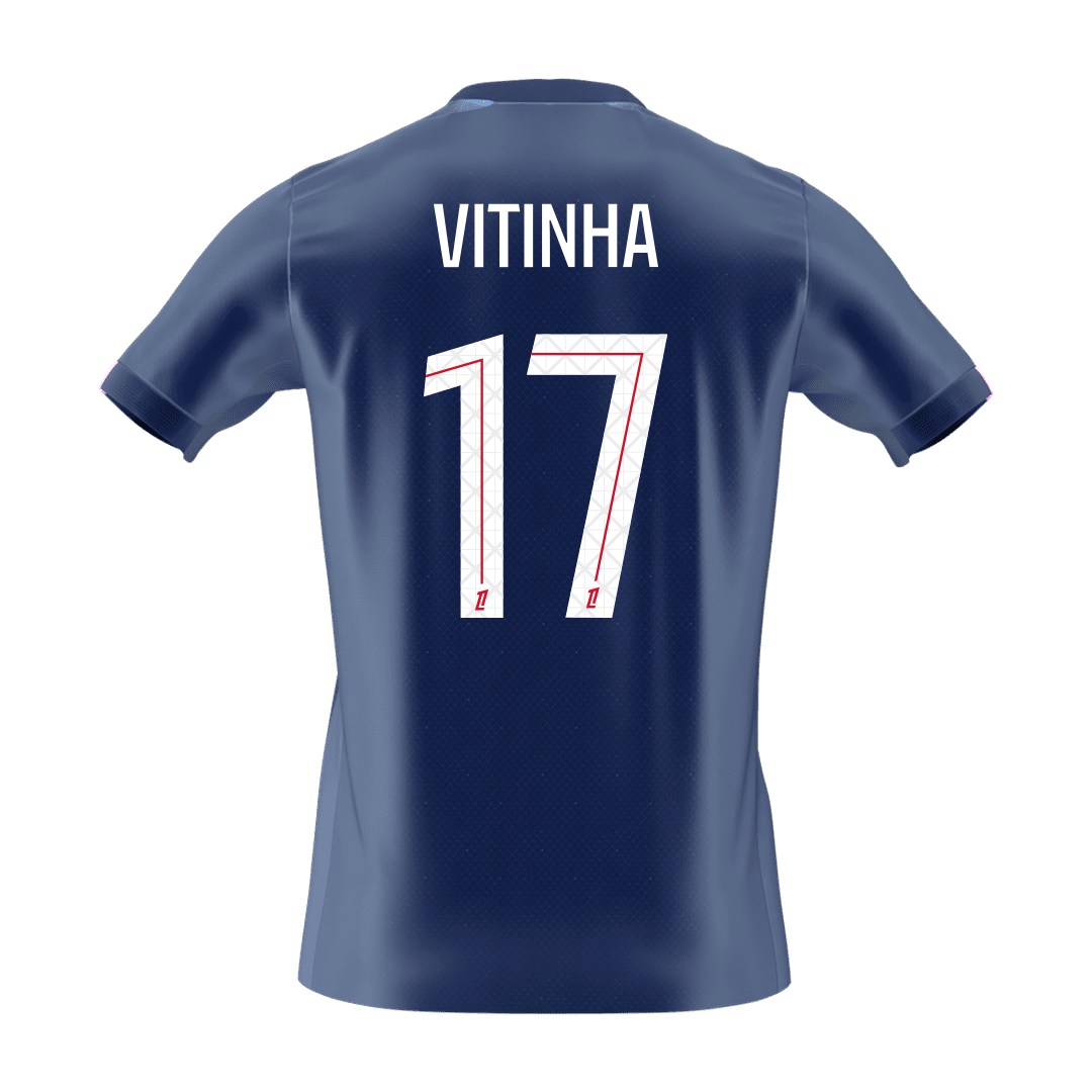 VITINHA #17 Maillot de foot PSG Domicile 2025/26