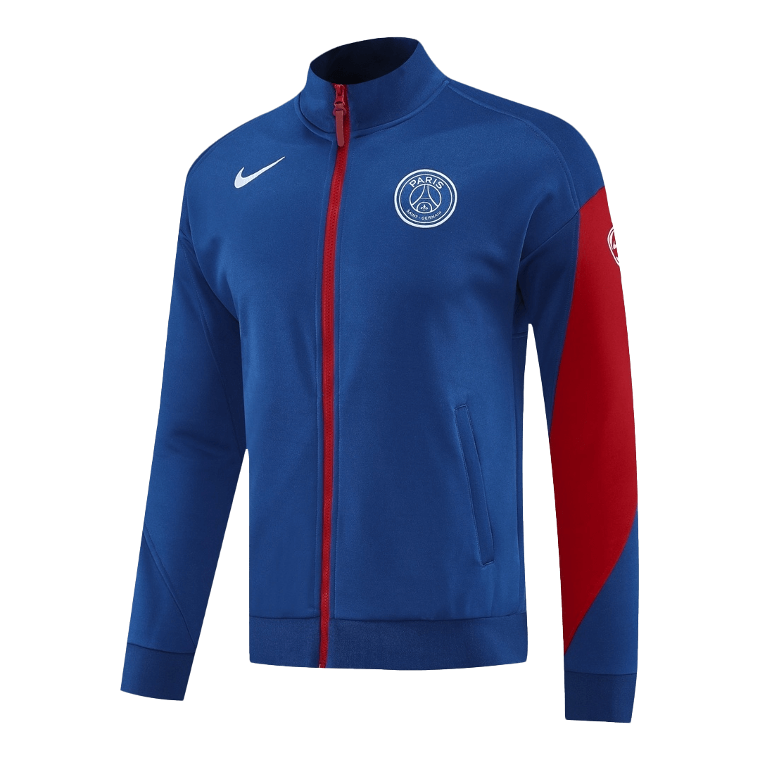 Tenue d'entraînement PSG 25/26 (veste + pantalon) bleu marine et rouge
