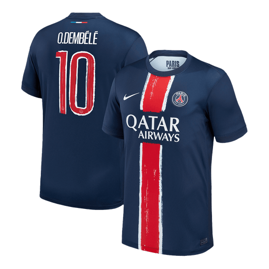 Maillot de foot O.DEMBÉLÉ #10 PSG Domicile 2024/25 Marine - UCL