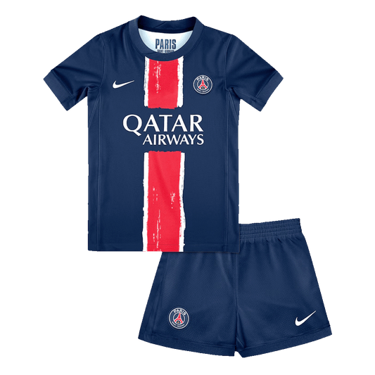 Tenue de football domicile PSG enfant (maillot + short) 2024/25