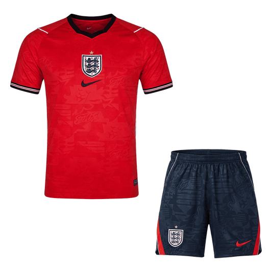 Angleterre Extérieur Maillot Kit - Coupe du Monde 2026 Rouge