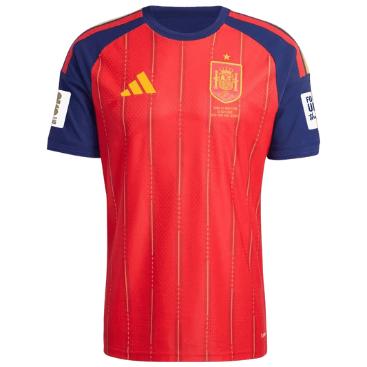 Espagne Domicile Maillot - Coupe du Monde 2026 Rouge FIFA World Cup 2026 Final Match Edition (With Patches)