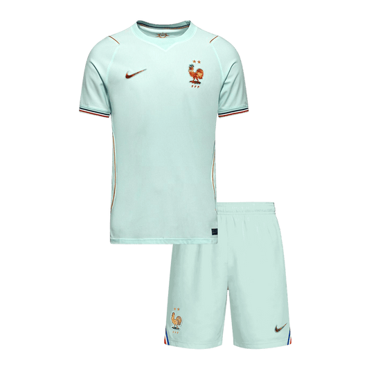 Tenue de football enfant France extérieur (maillot + short) Coupe du Monde 2026 Blanc