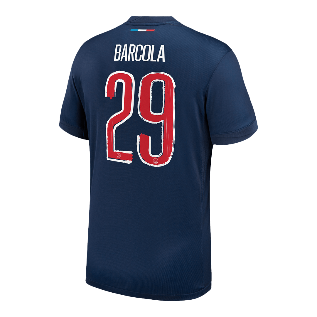Maillot domicile BARCOLA n° 29 PSG 2024/25 Bleu marine - Ligue des champions