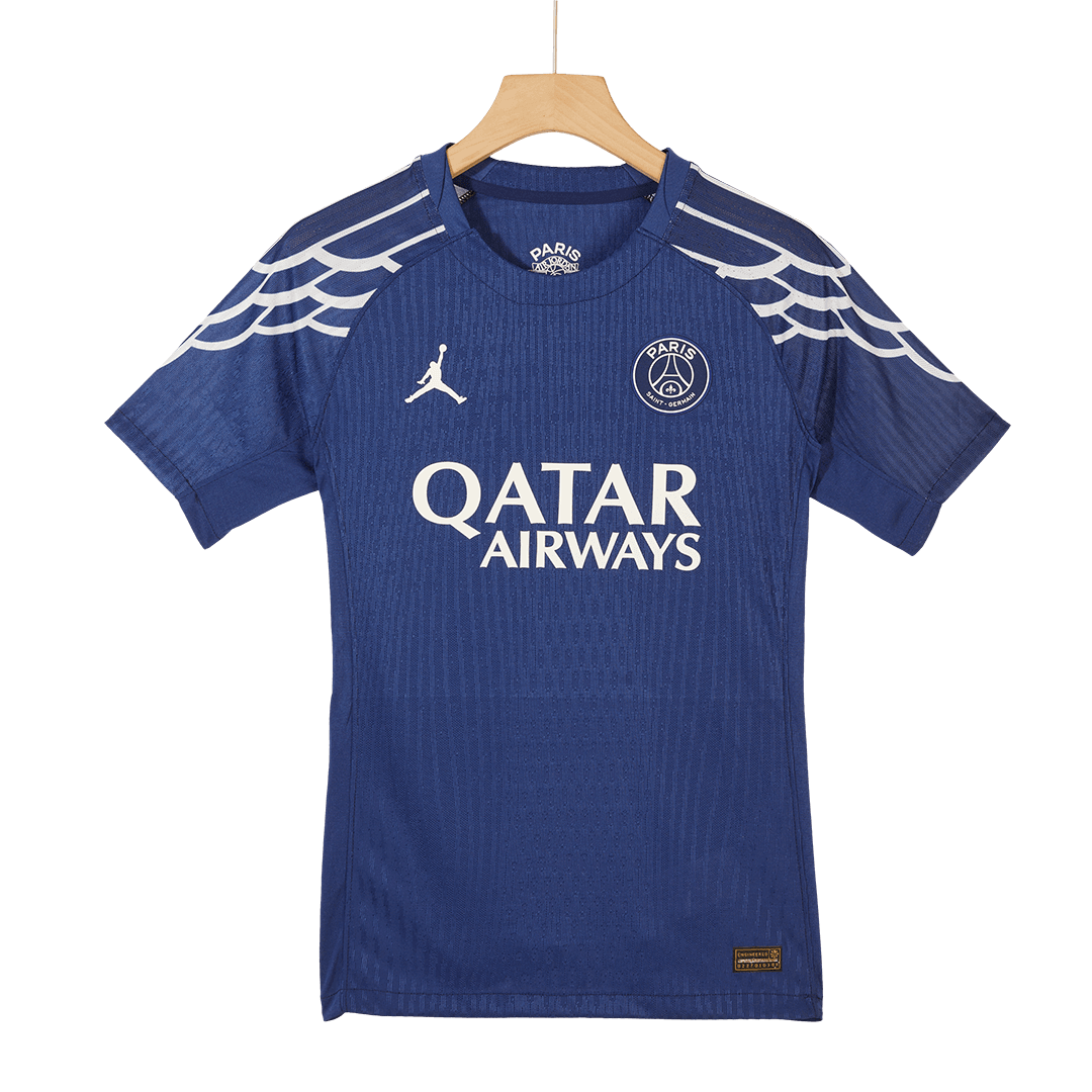 Maillot extérieur PSG 4ème saison 2024/25, bleu marine (Version joueur)