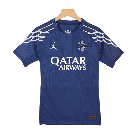 Maillot extérieur PSG 4ème saison 2024/25, bleu marine (Version joueur)