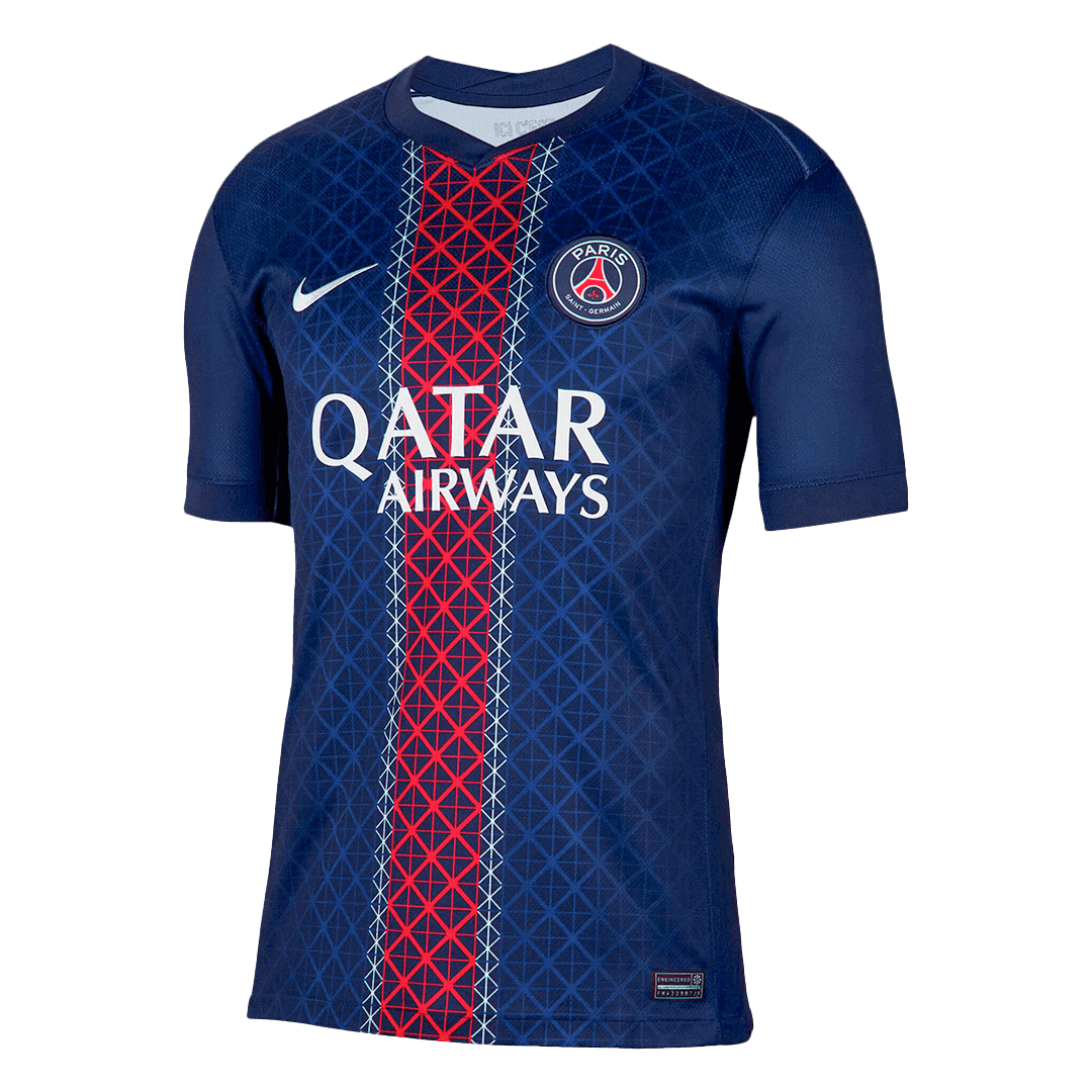 Maillot domicile PSG B.BARCOLA n° 29, bleu marine, saison 2025/26