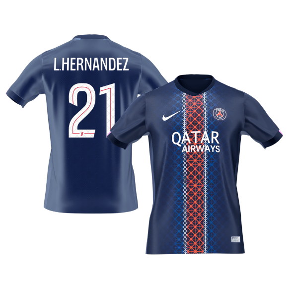 L. HERNANDEZ #21 Maillot domicile PSG 2025/26