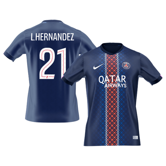 L. HERNANDEZ #21 Maillot domicile PSG 2025/26