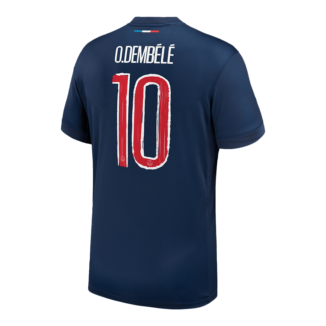 Maillot de foot O.DEMBÉLÉ #10 PSG Domicile 2024/25 Marine - UCL