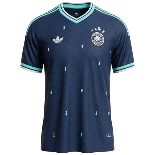 Allemagne Extérieur Maillot Coupe du Monde 2026 Bleu marine Grande Taille