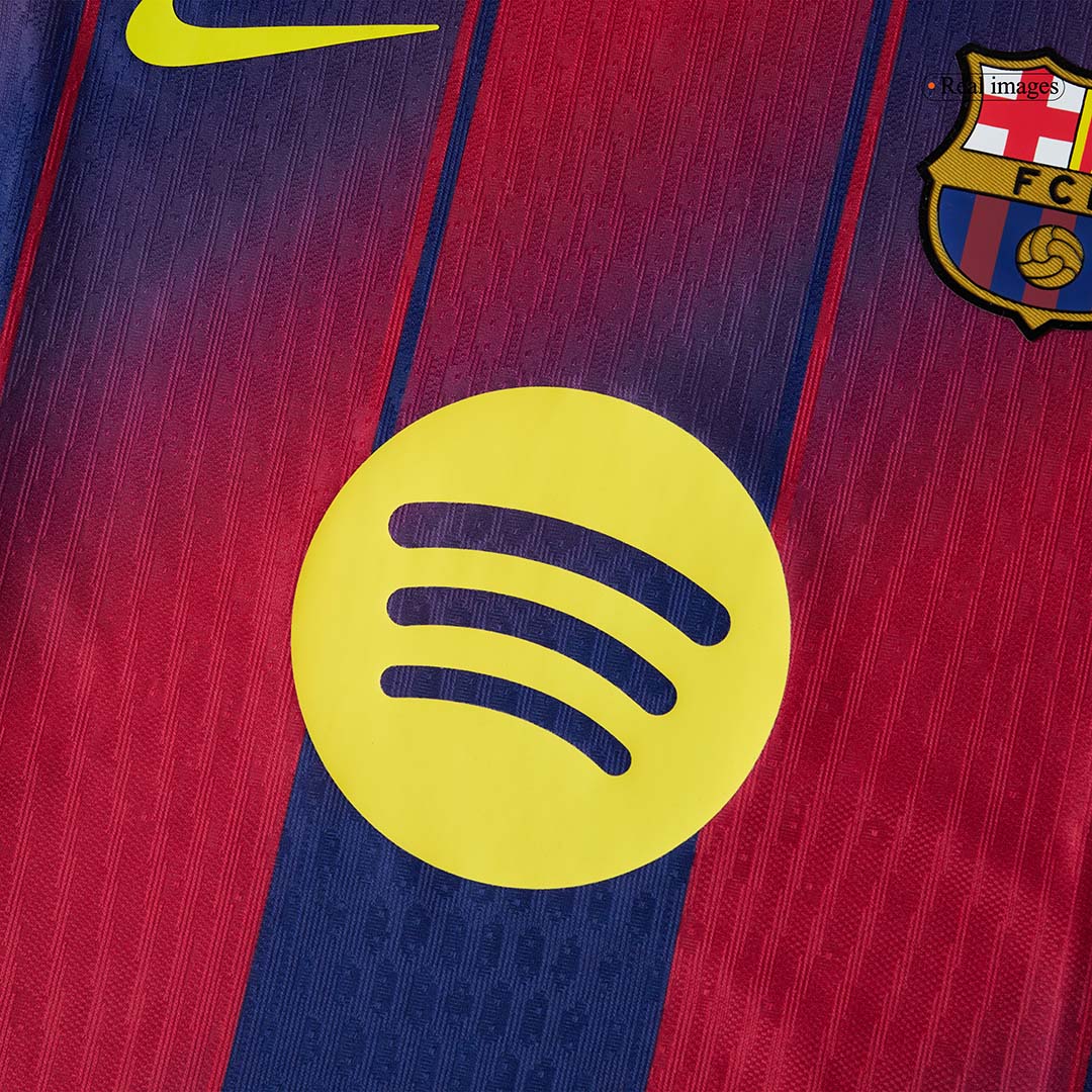 ROONY #19 Barcelone Domicile Maillot 2025/26 Rouge et Bleu Joueur