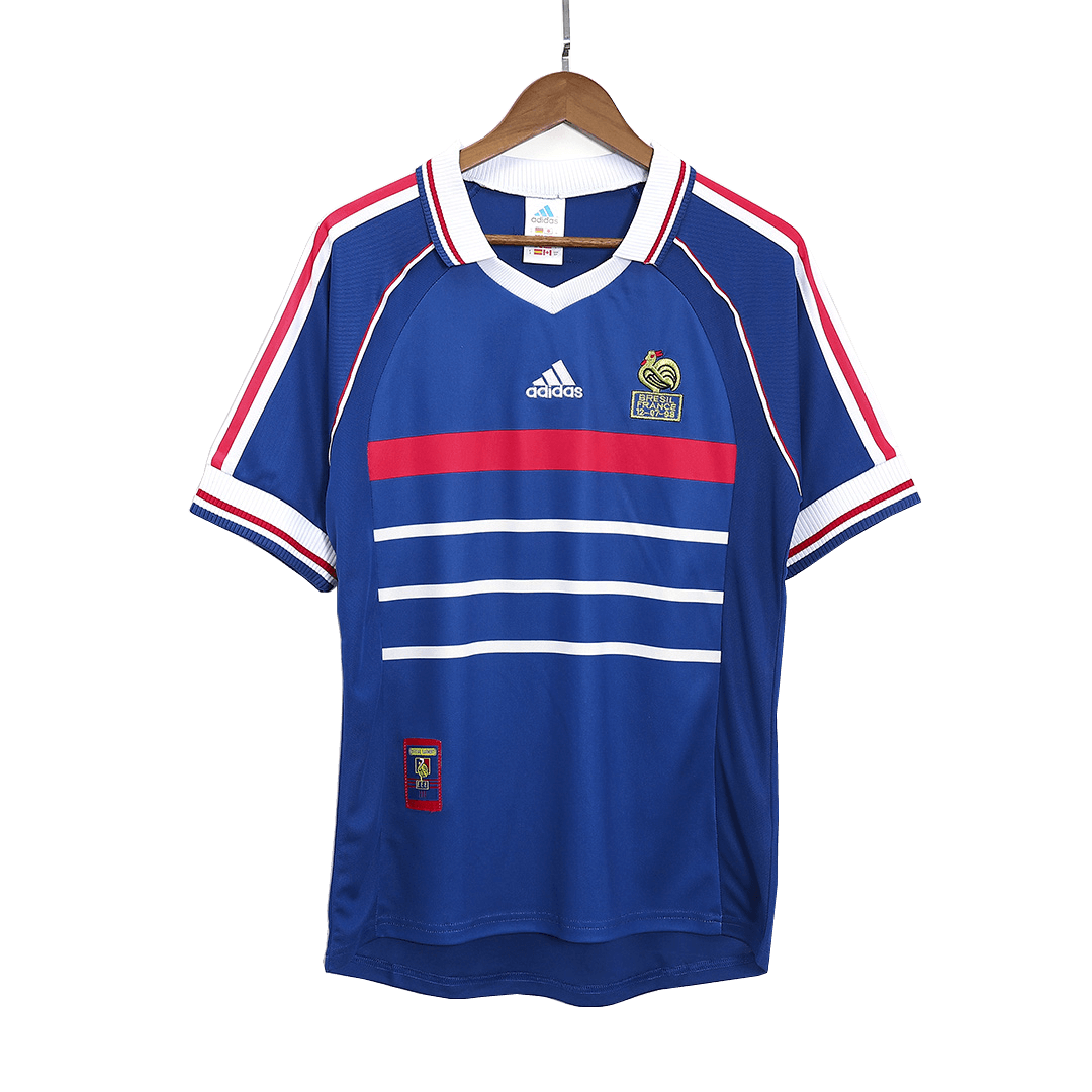 Maillot domicile de l'équipe de France rétro 1998