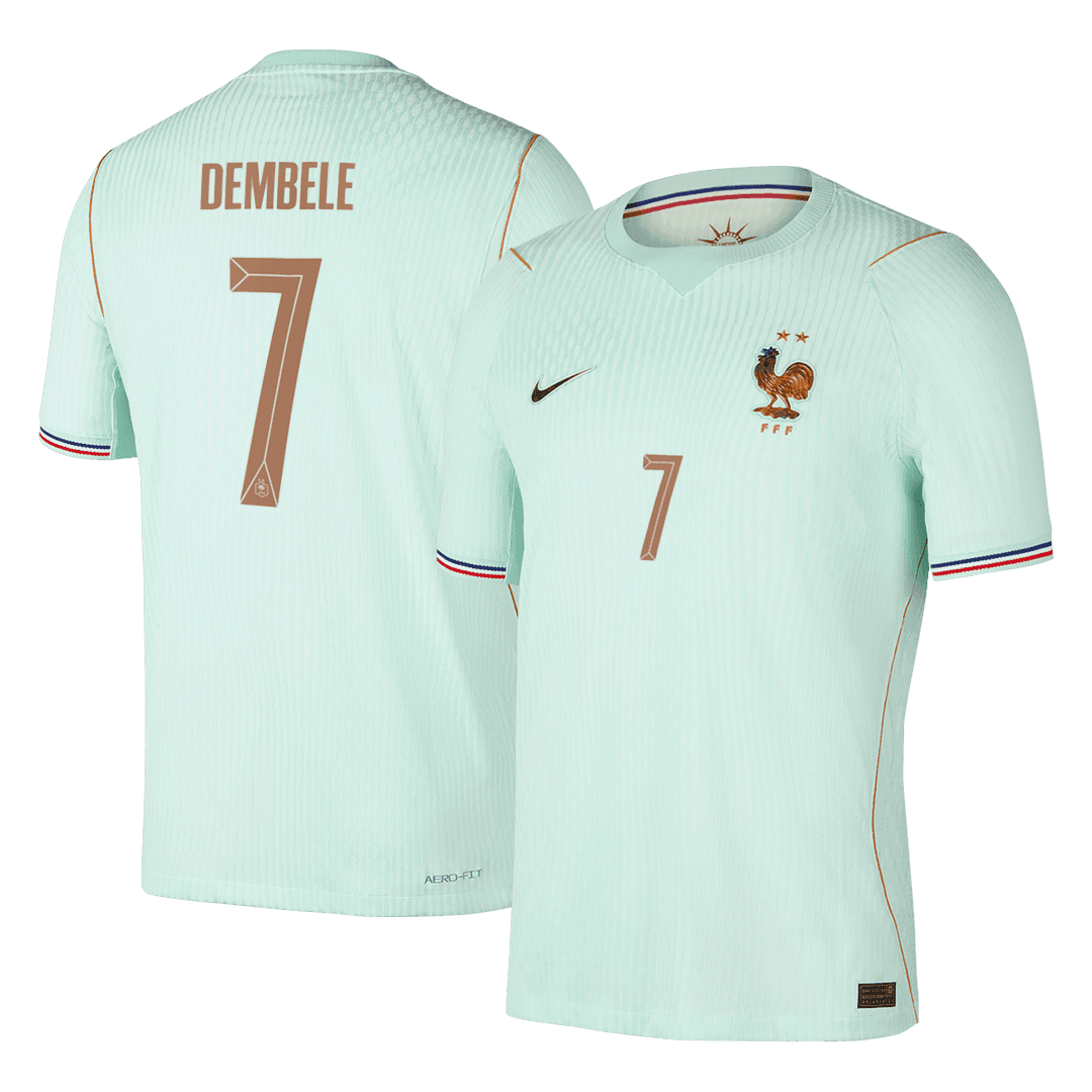 Version joueur DEMBELE #7 France Maillot extérieur 2026