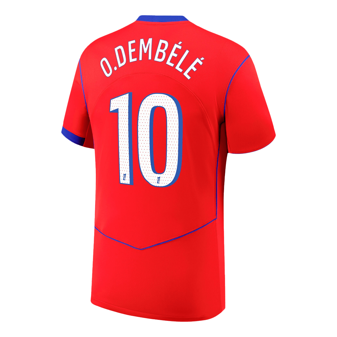 O.DEMBÉLÉ #10 Maillot de foot PSG Troisième Extérieur 2025/26