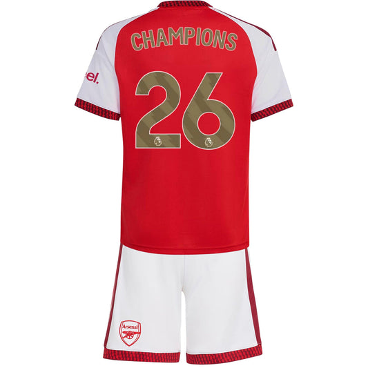 CHAMPIONS #26 Arsenal Domicile Maillot Kit 2026/27 Rouge