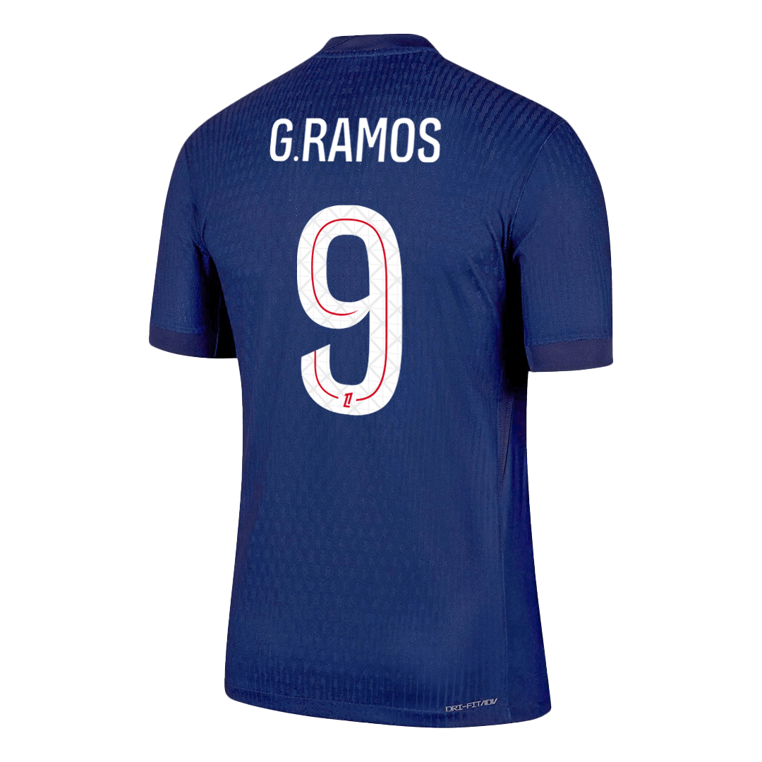Version joueur G.RAMOS #9 Maillot domicile PSG 2025/26