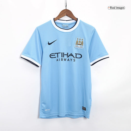 Retro Manchester City Domicile Maillot 2013/14