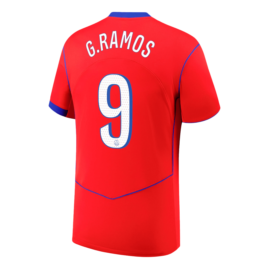 Maillot extérieur 3e du PSG, G.RAMOS #9, saison 2025/26