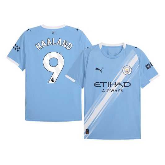 HAALAND #9 Manchester City Domicile Maillot 2025/26 Grande Taille