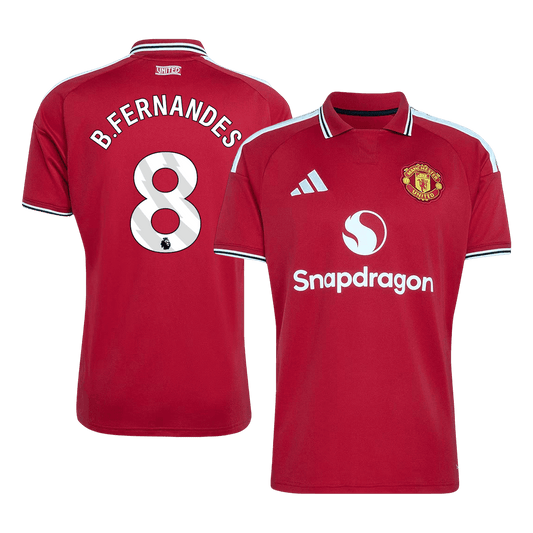 B.FERNANDES #8 Manchester United Domicile Maillot 2026/27 Rouge