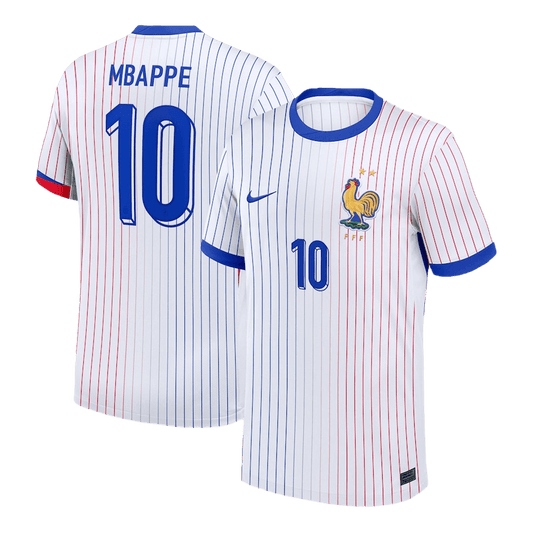Maillot extérieur de l'équipe de France de Mbappé n°10 pour l'Euro 2024
