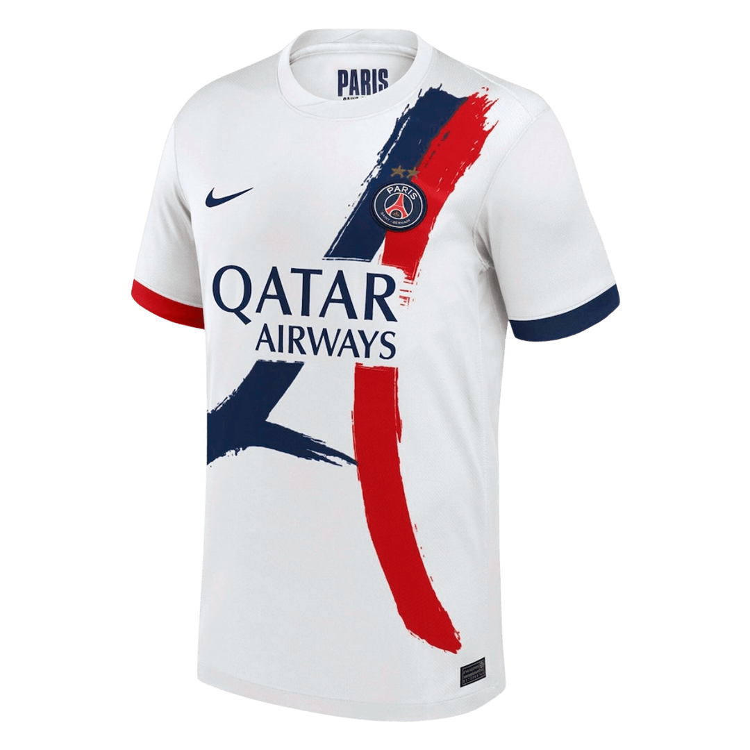 Maillot extérieur du PSG 2024/26 Champions d'Europe 2026 Imprimé Blanc