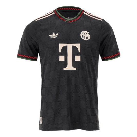 Munich Third Maillot 2025/26 Noir Joueur Grande Taille
