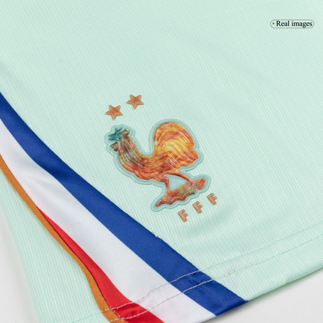 Tenue de football enfant France extérieur (maillot + short) Coupe du Monde 2026 Blanc