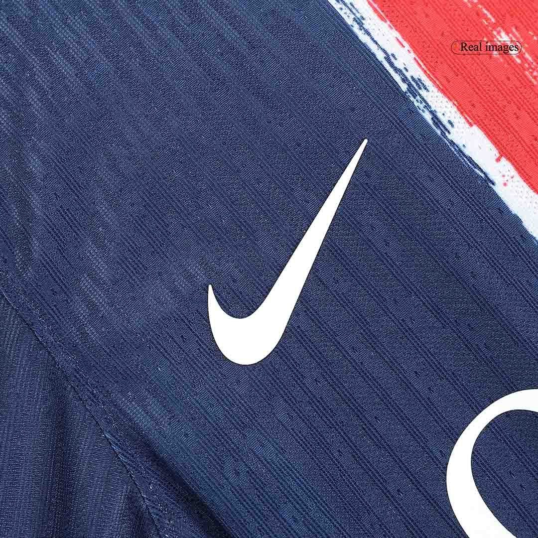 Maillot domicile PSG Barcola n° 29, bleu marine, version joueur, saison 2024/25