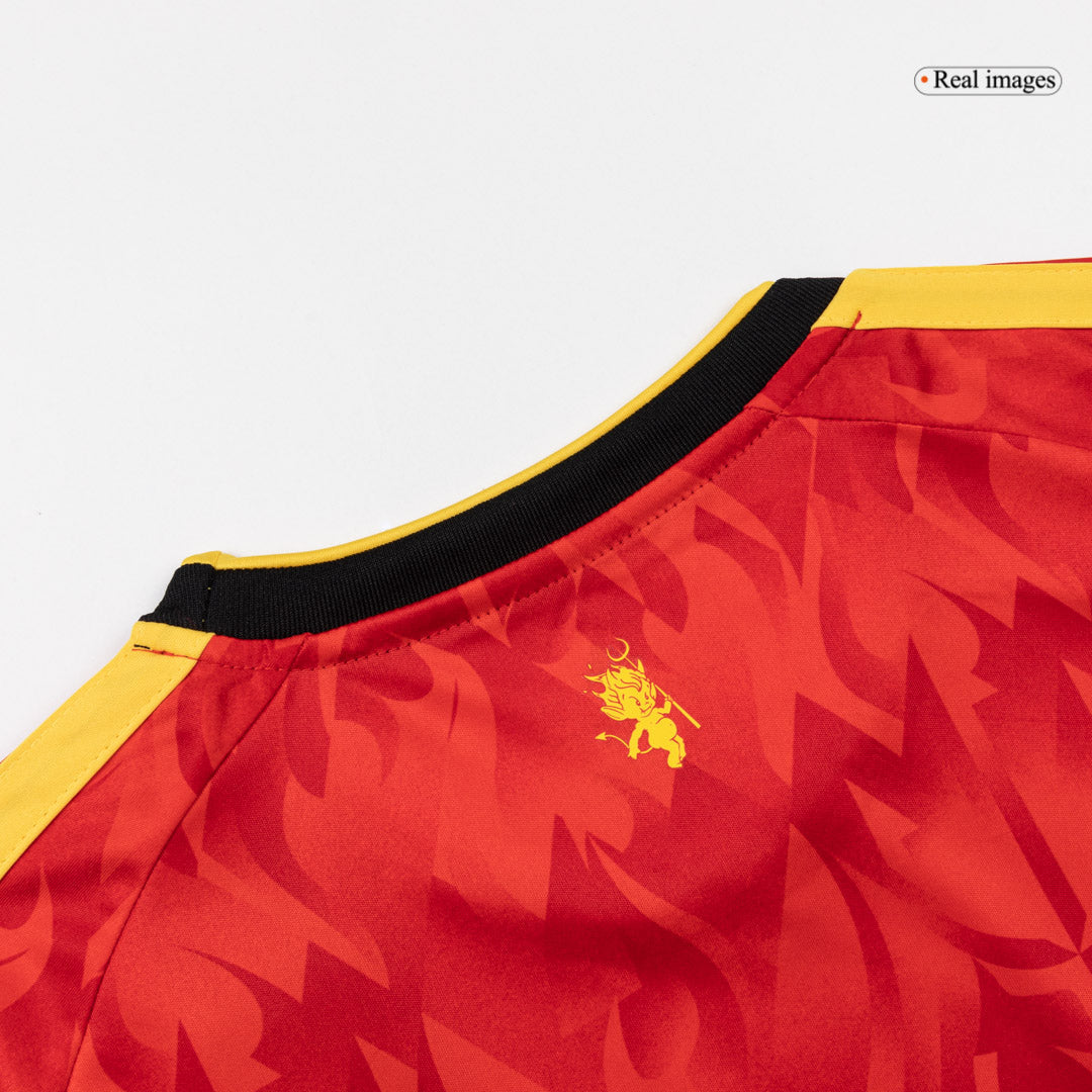 Belgique Domicile Maillot - Coupe du Monde 2026 Rouge Grande Taille