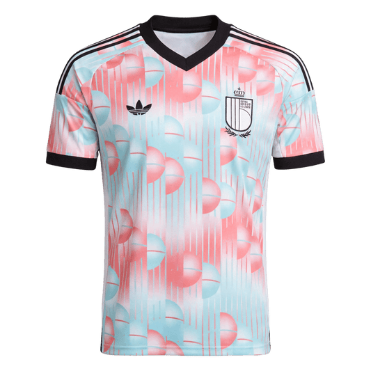 Belgique Extérieur Maillot - Coupe du Monde 2026 Blue&Pink Grande Taille