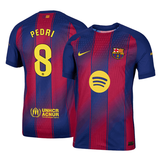 PEDRI #8 Barcelone Domicile Maillot 2025/26 Authentique