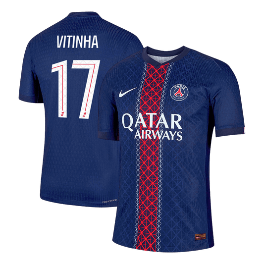 Version joueur VITINHA #17 Maillot domicile PSG 2025/26