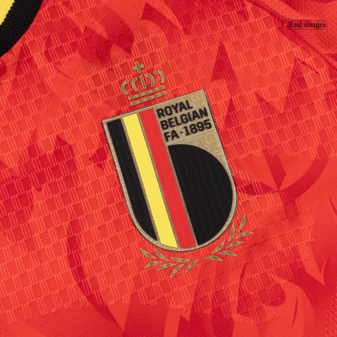 Belgique Domicile Maillot - Coupe du Monde 2026 Rouge Joueur Grande Taille