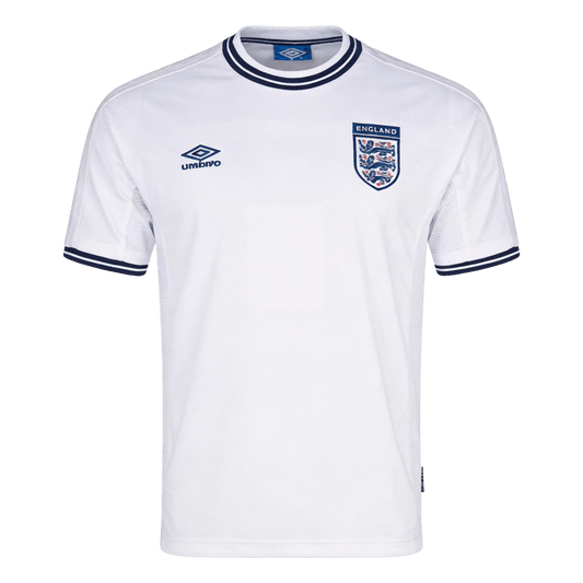 Retro Angleterre Domicile Maillot 2000 Blanc