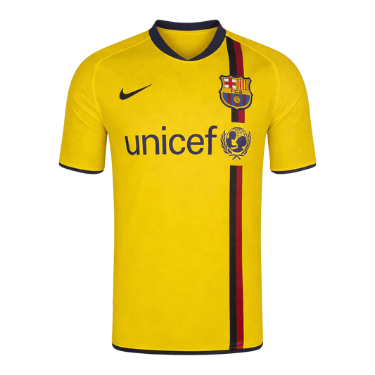 Retro Barcelone Extérieur Maillot 2008/10 Jaune