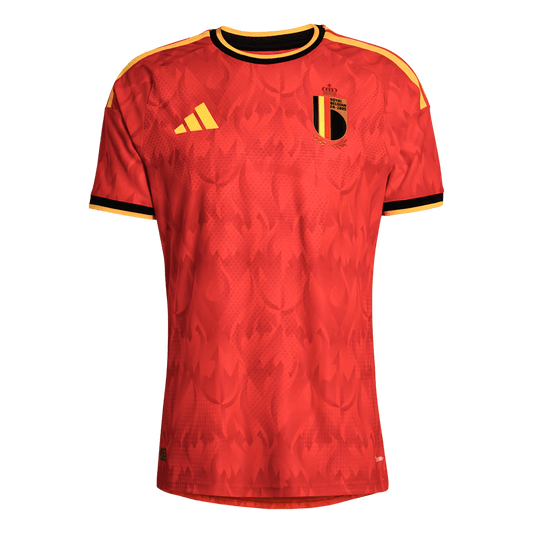 Belgique Domicile Maillot - Coupe du Monde 2026 Rouge Joueur Grande Taille
