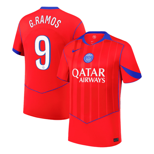 Maillot extérieur 3e du PSG, G.RAMOS #9, saison 2025/26