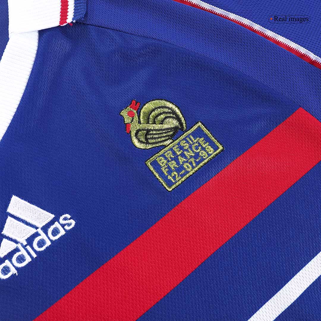 Maillot domicile rétro de la France pour la Coupe du Monde 1998