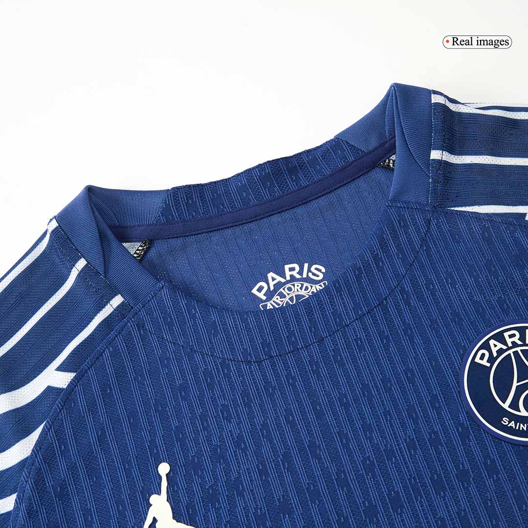 Maillot extérieur PSG 4ème saison 2024/25, bleu marine (Version joueur)