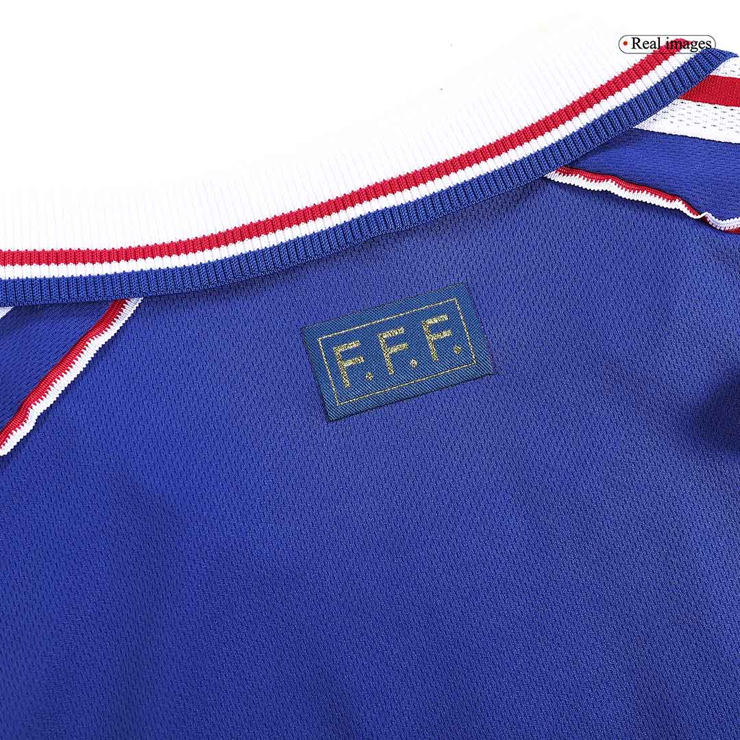 Maillot domicile de l'équipe de France de Zidane rétro n°10, saison 1998