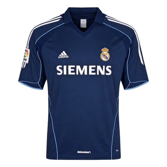 Retro Real Madrid Extérieur Maillot 2005/06 Bleu marine