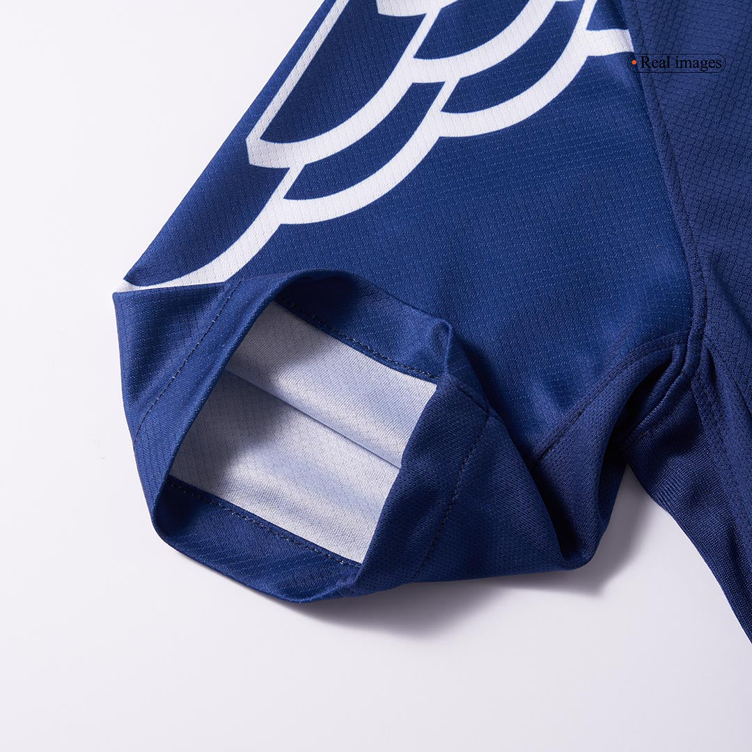 O.DEMBÉLÉ #10 Maillot de foot PSG Quatrième Extérieur 2024/25 Marine - UCL