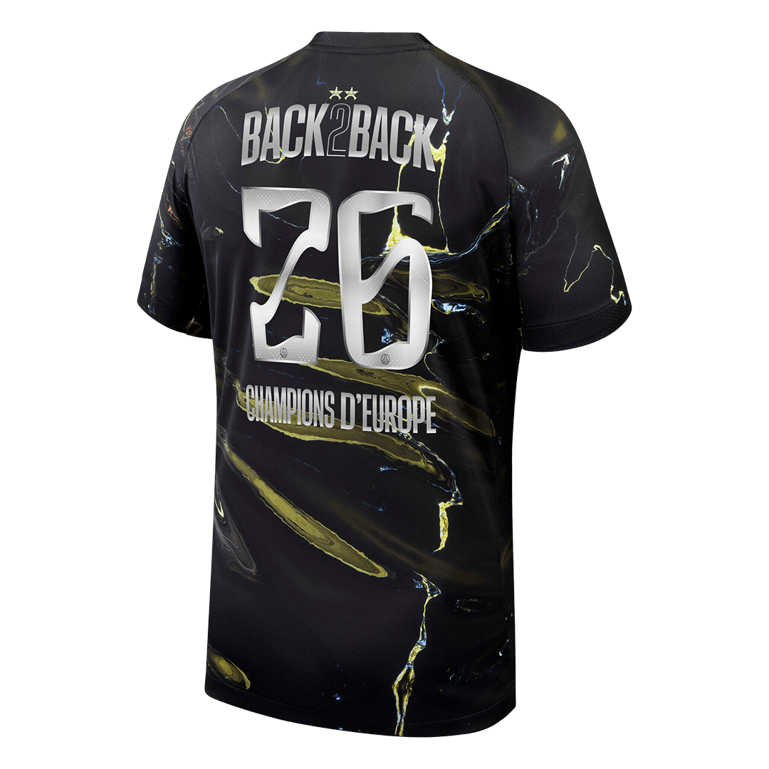 Maillot de football PSG Night Edition 2025/26 Champions d'Europe 2026 (Impression)
