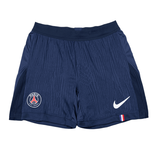 Short de football domicile PSG, version joueur, taille 25/26, bleu marine