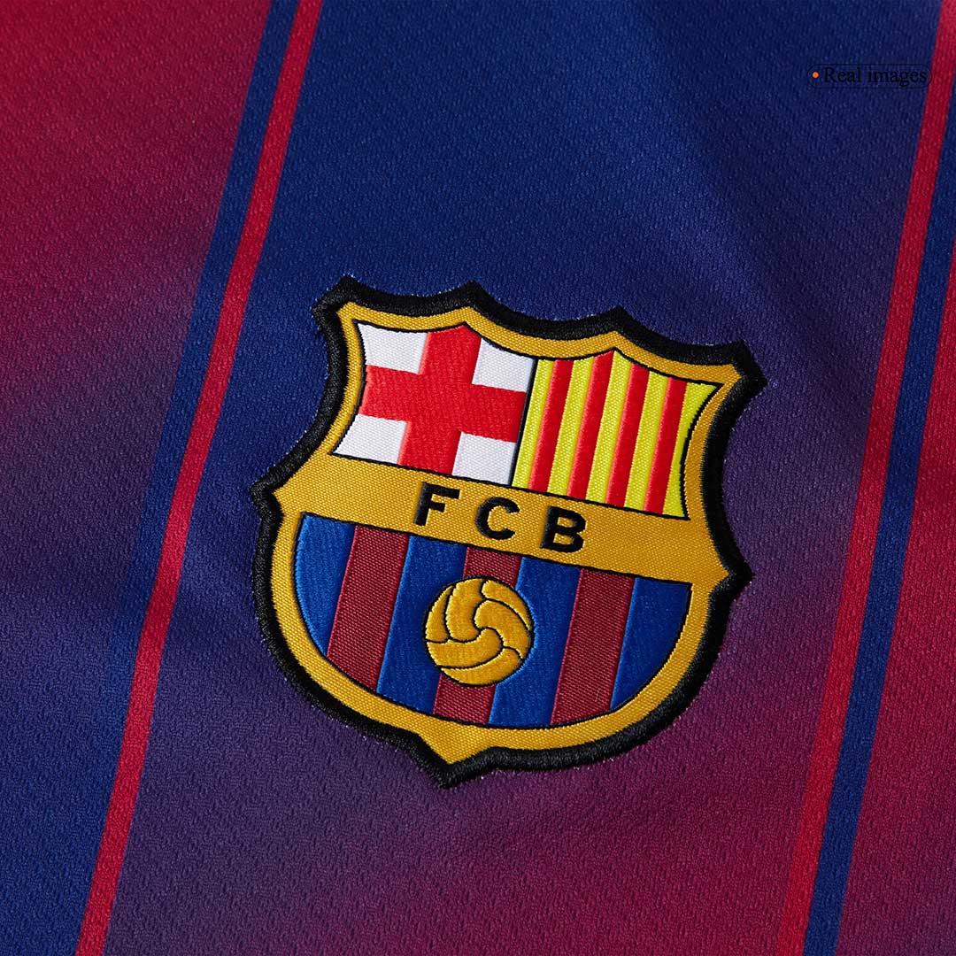 ROONY #19 Barcelone Domicile Maillot 2025/26 Rouge et Bleu - UCL - Super