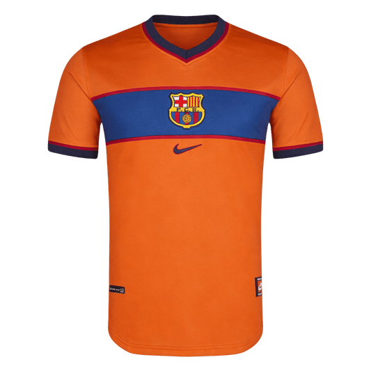 Retro Barcelone Third Maillot 1998/99 Orange