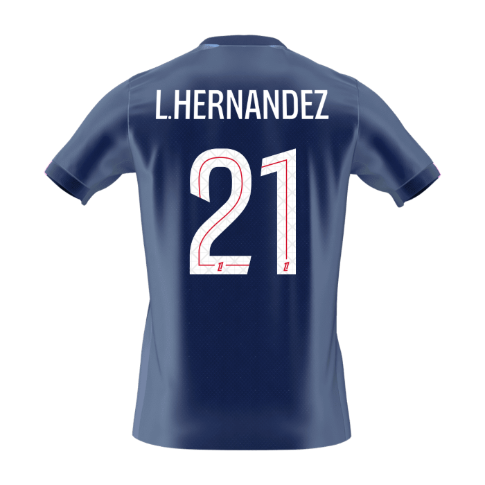 L. HERNANDEZ #21 Maillot domicile PSG 2025/26